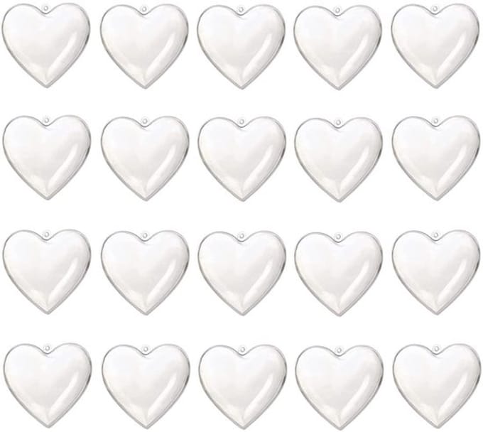 Hart Ballen DIY Decoratie Transparant