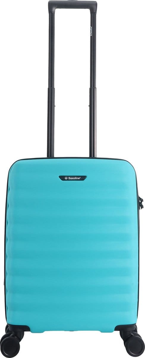 Saxoline - Flow | Handbagage / Harde Koffer / Reiskoffer - 36L - Small - Turkoois - Turkoois / Small
