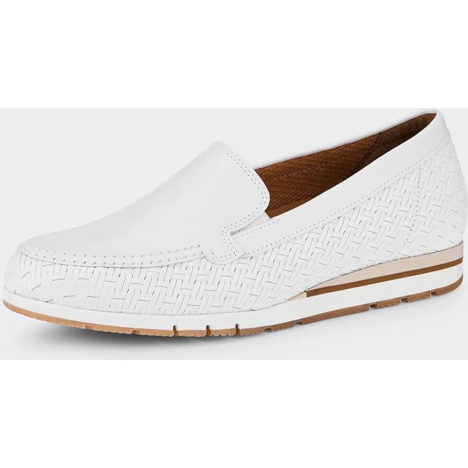 Schoenen in vlechtlook - wit - Gr. 5 van Goldner Fashion