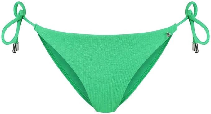 Beachlife mid waist bikinibroekje in de kleur groen.