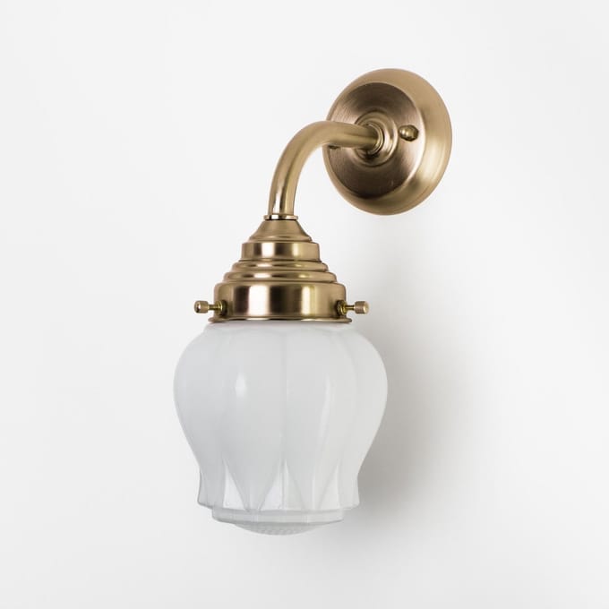 Wandlamp Eden Curve Brons - Art Deco Trade