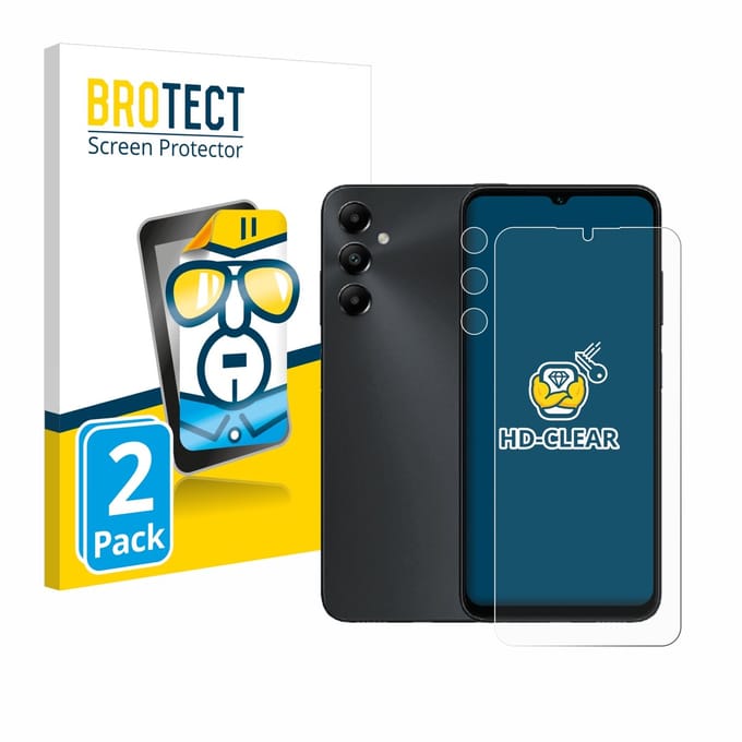 BROTECT - Screenprotector voor Samsung Galaxy A05s (Voor+Camera) - Folie Beschermfolie transparant 2 Stuks