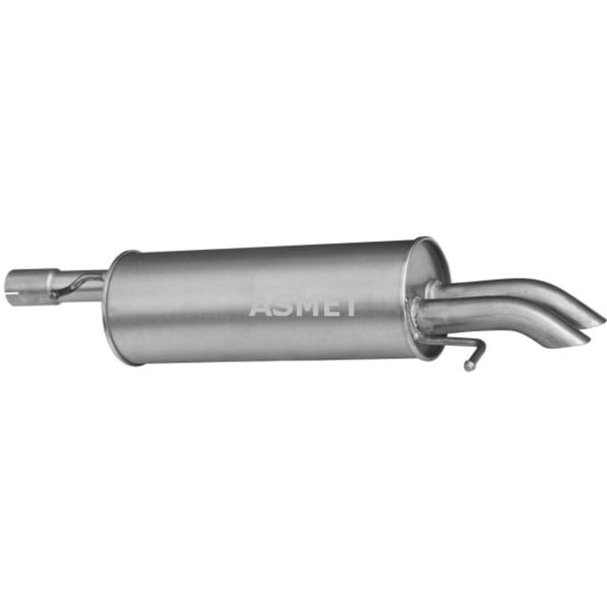 Geluiddemper achter ASMET 04.093