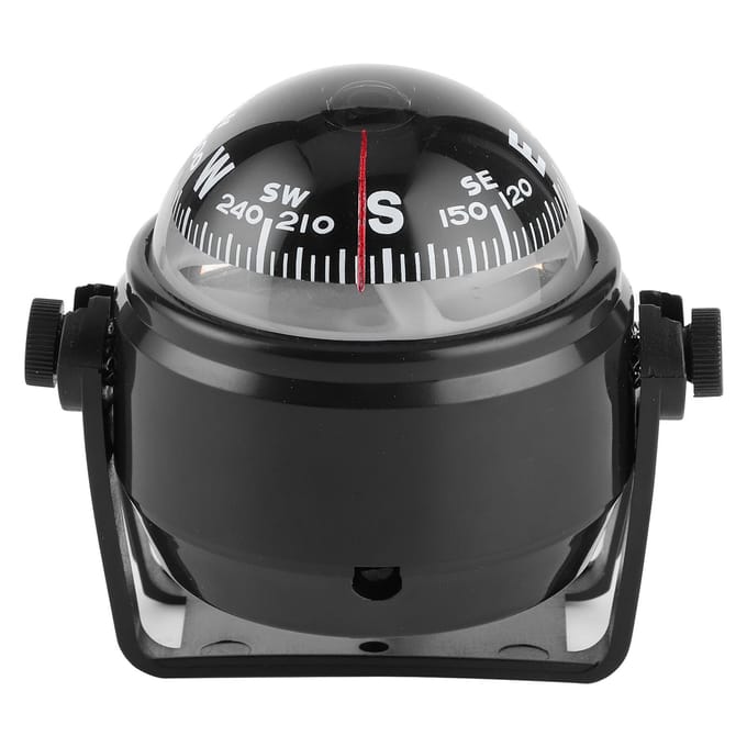 Compas électronique numérique LED 12V Sea Marine pour Navigation Bateau Yacht Navire pour Voile gray