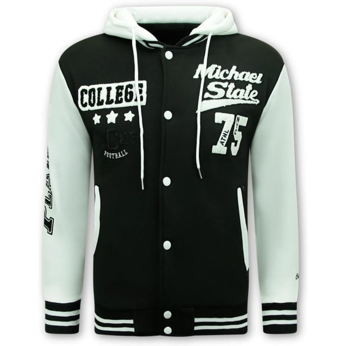Bomberjack Heren - Zomerjas Heren - Baseball Jacket - Tussenjas Heren - 905 - Zwart