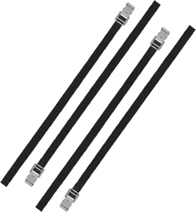 Proplus caravan/camper fietsen spanbanden/sjorbanden/bindriemen - 4x stuks - 150 cm - Auto/caravan/camper fiets accessoires