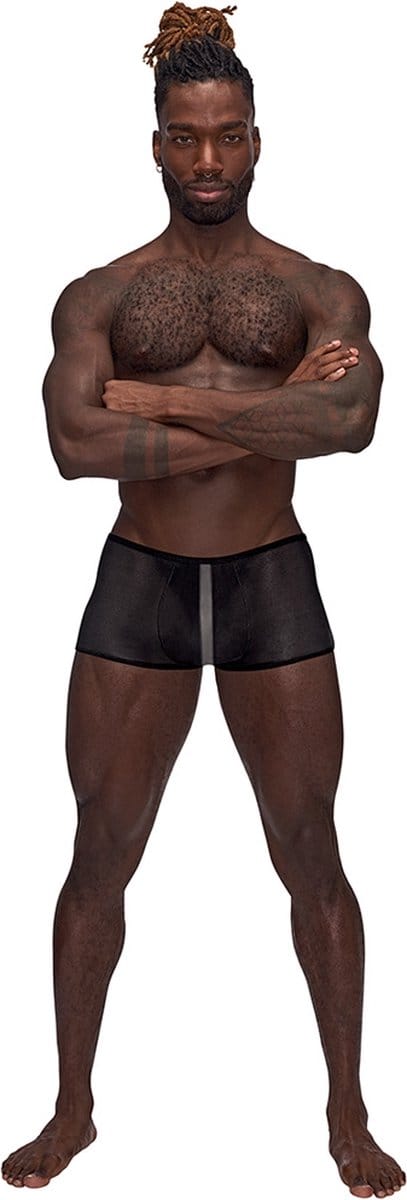 Male Power Mini Short - L black XL