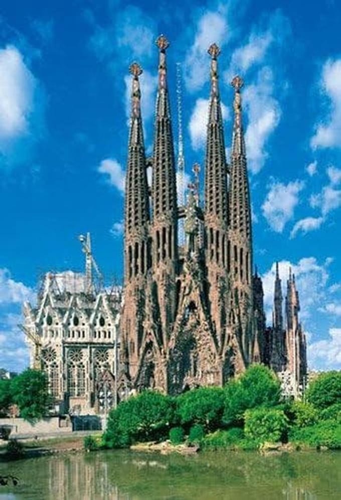 Puzzel 1000 stukjes Sagrada Familia Mozaïek