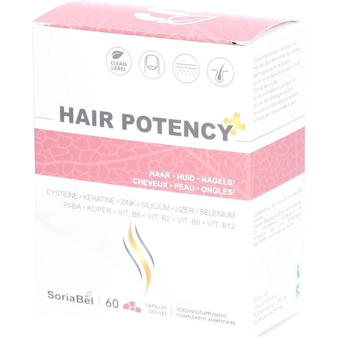 SoriaBel Hair Potency+ 60 Capsules