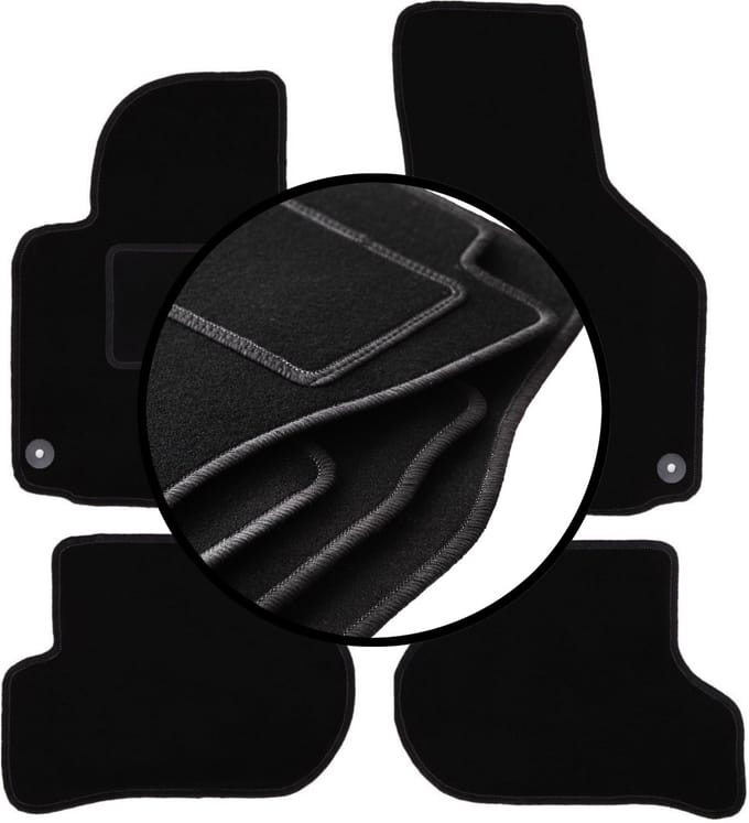 Complete set veloursmatten voor: Skoda Yeti crossover (2009-2017)