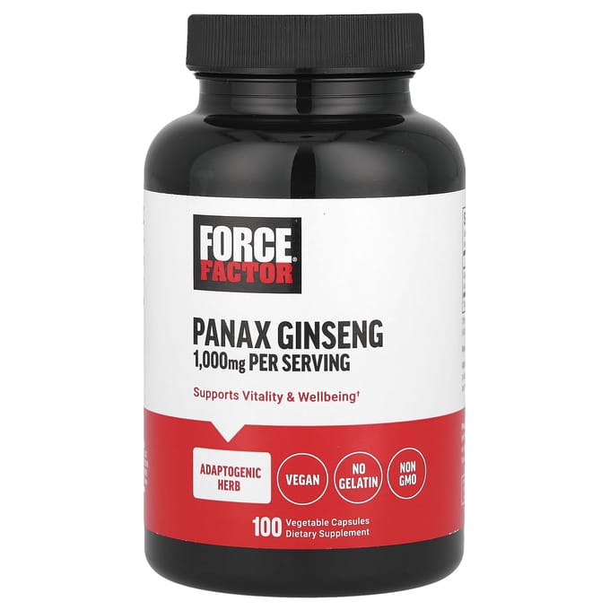 Ginseng, 1.000 mg, 100 Vegetarische Capsules (500 mg per capsule)