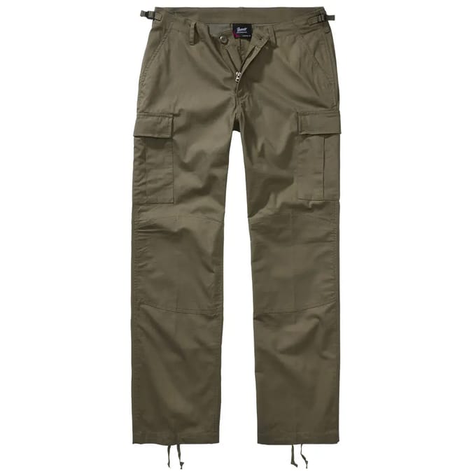 Brandit - BDU Ripstop Broek rechte pijpen - Taille, 36 inch - Groen
