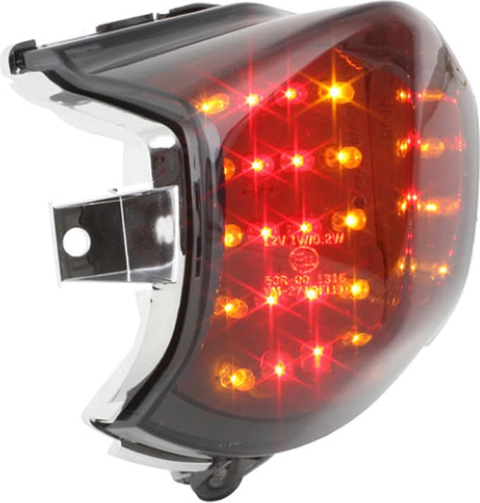 Achterlicht STR8 Black-line E-Keur Aprilia SR Factory