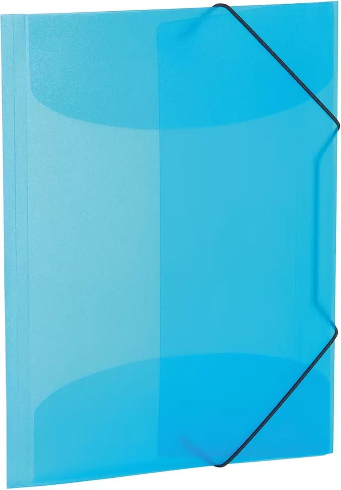 HERMA 19506 map Polypropyleen (PP) Blauw, Doorschijnend A4
