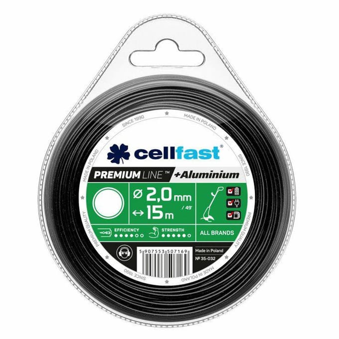 Cellfast PREMIUM Serie - Snijlijn - 3,0 mm Diameter - 80 m Lengte - Aluminium Versterkt
