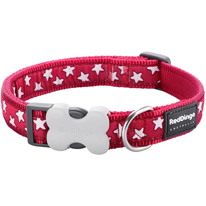 Verstelbare hondenhalsband Red Dingo