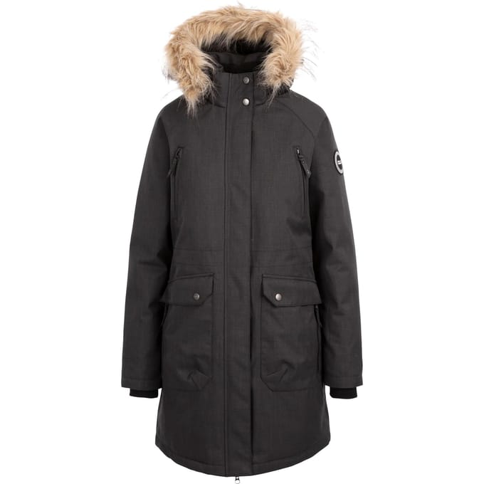Trespass Dames/Dames Dana Donzen Jas (Zwarte mergel)