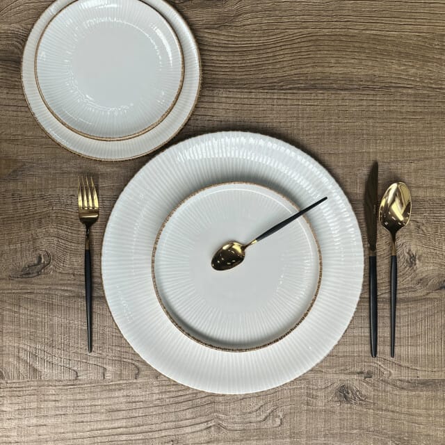 By Bone Dinerbord - Grace - Porselein - 30 cm - set van 6