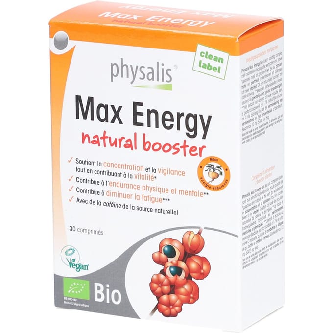 Physalis® Max Energy Natural Booster 30 Capsules