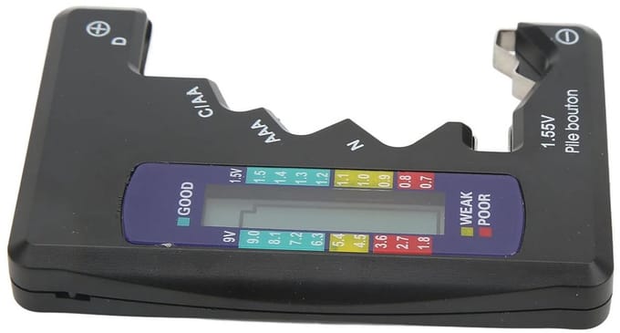 Universele Digitale Batterij Tester voor AA, AAA, C, D, 9V en Knoopcellen