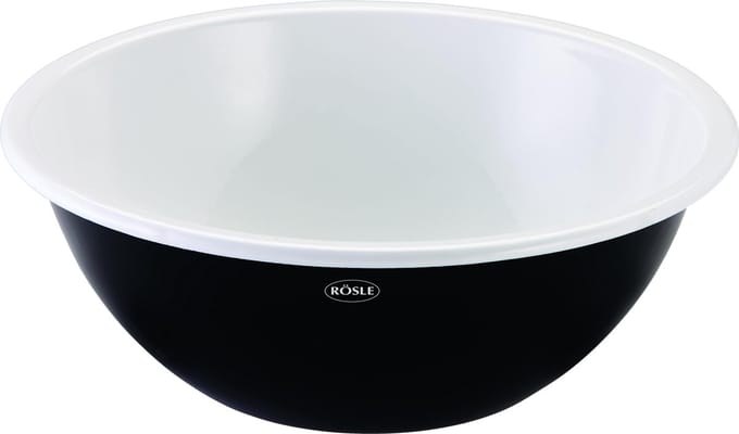 Rösle Barbecue Schaal - Ø 20 cm - Zwart Emaille - Rösle