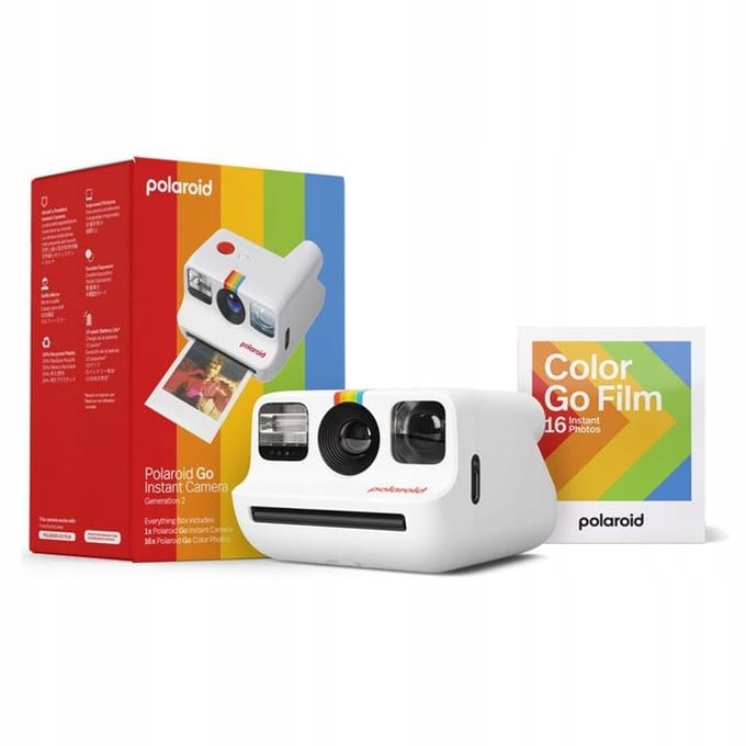 Everything Box Polaroid Go Gen2 Polaroidcamera Wit Met ingebouwde flitser