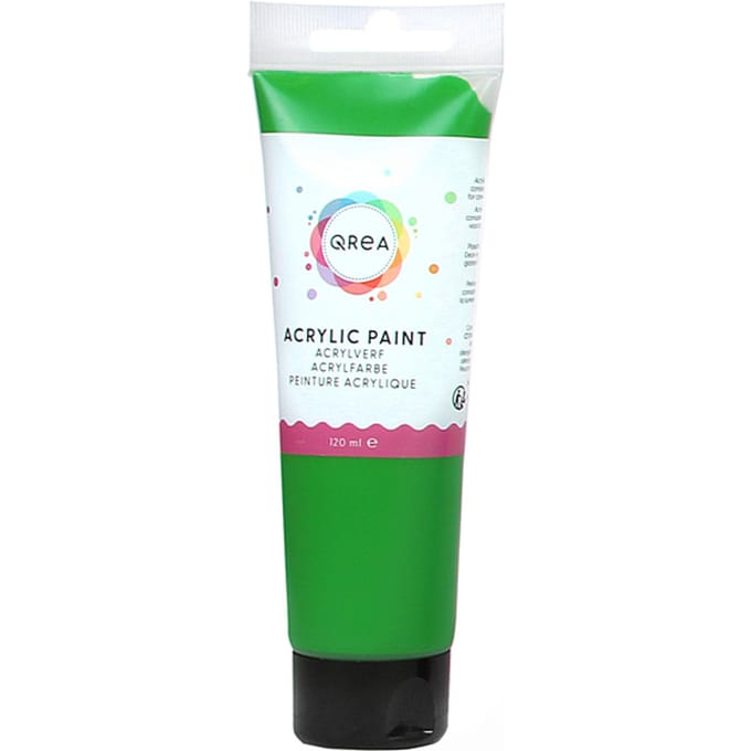Acrylverf Qrea 120 ml briljant groen