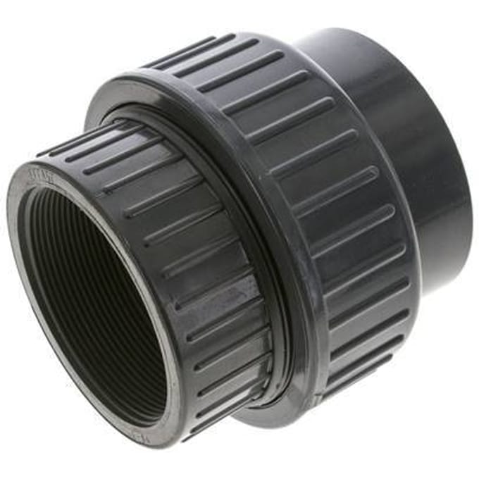PVC Lijmmof Binnendraad Rp 3'' FKM