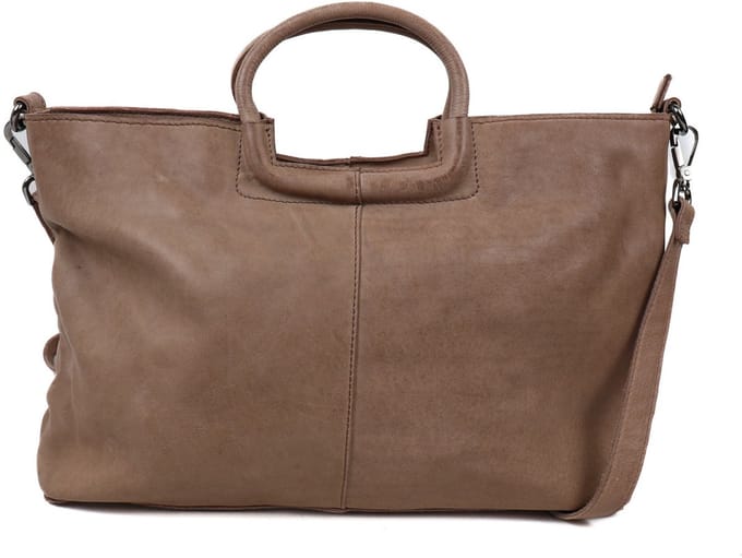 Bear Design Jasmijn M Leren Handtas - Taupe