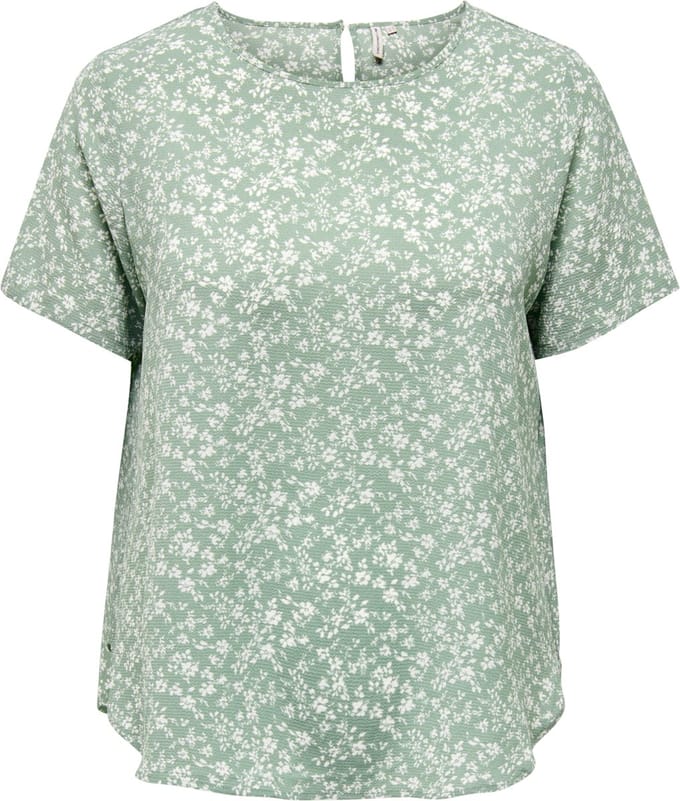 ONLY CARMAKOMA - CARVICA S/S TOP WVN NOOS Dames Blouse