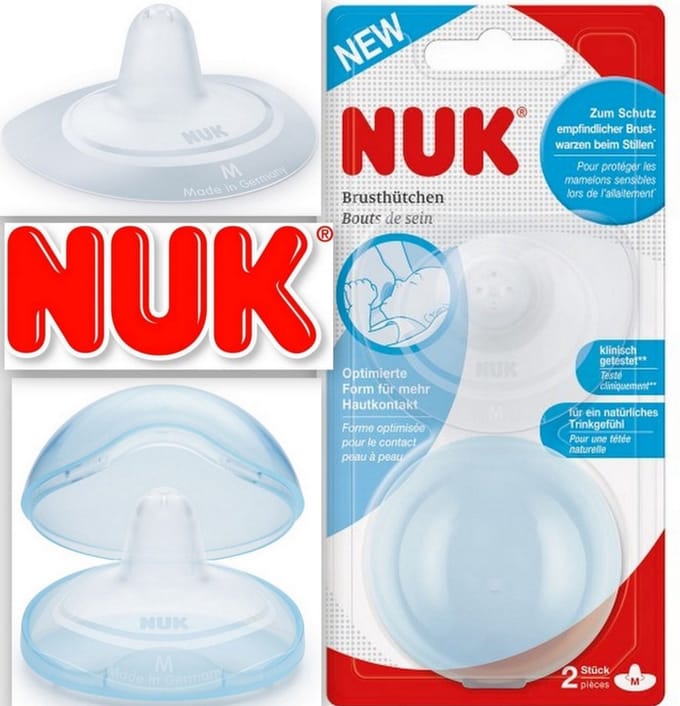 Nuk | Tepelhoedje | 2 Pieces | Size M | Transparent |