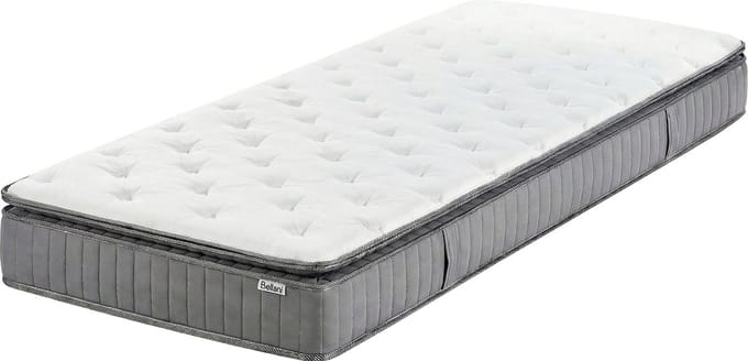 PLEASANT - Pocketveringmatras medium - Wit - 90x200 cm - Traagschuim