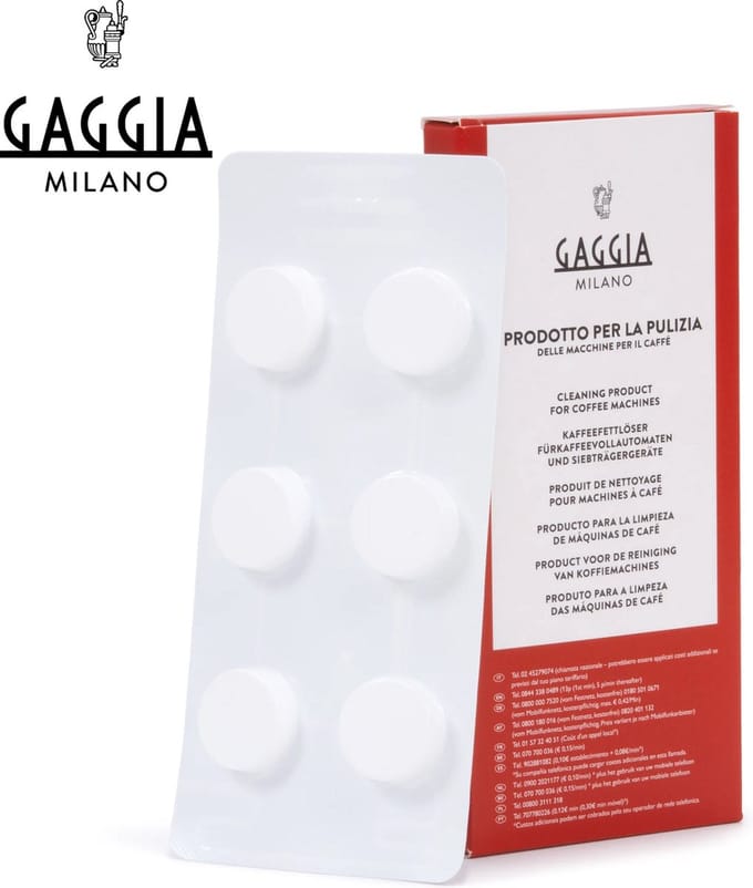 GAGGIA MILANO Reinigingstabletten - 6 stuks - 21001685 - Ri9125/60