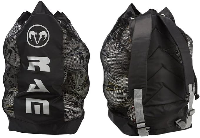 Ademende Rugby Ballenzak - Backpack - Tot 15 Ballen