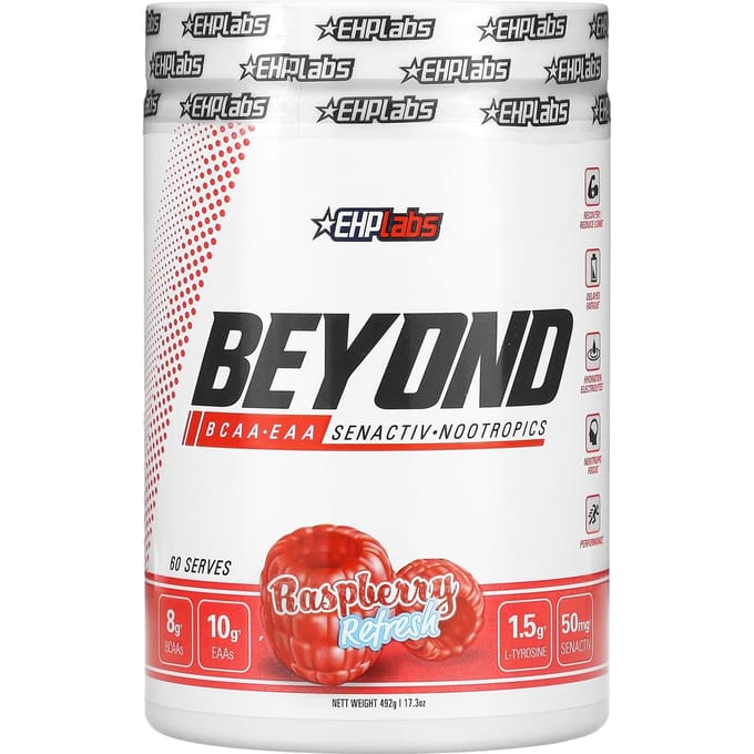 EHPlabs, Beyond BCAA + EAA, Raspberry Refresh, 492 g (17,3 oz)