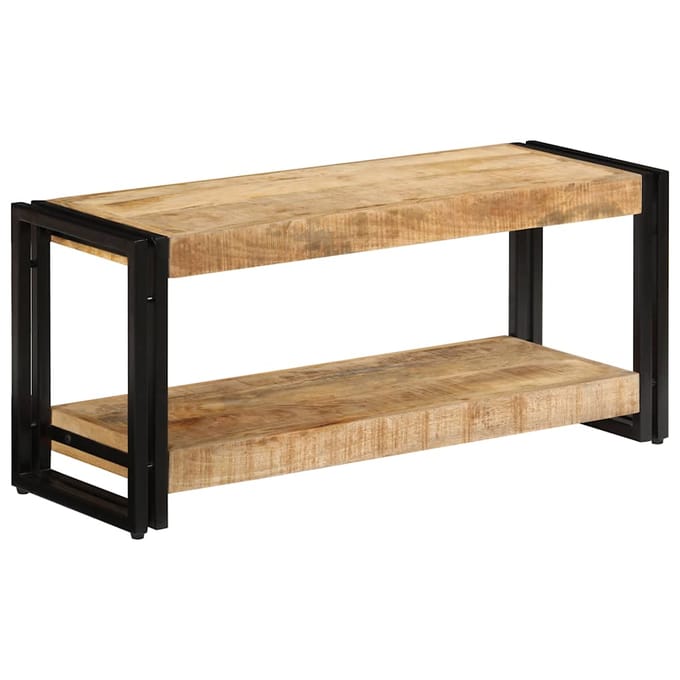 vidaXL - Tv-meubel - 90x30x40 - cm - massief - mangohout