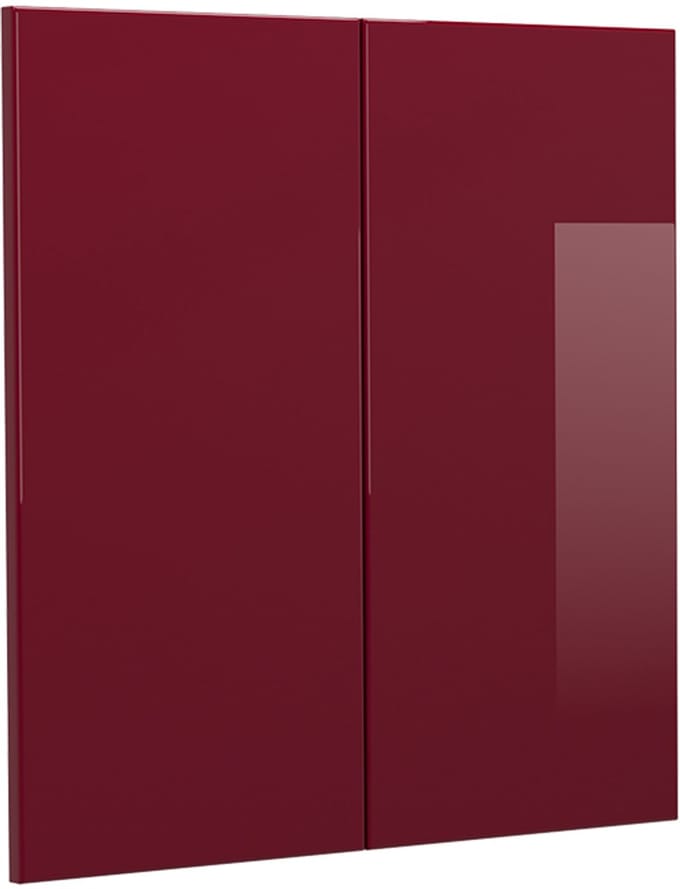 Vicco R-Line Keukenfront – 59.2 x 59 cm meubelfront voor de hangkast Rode hoogglans
