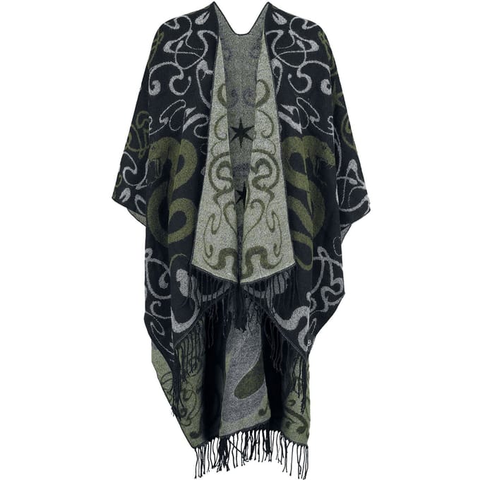 Harry Potter Cardigan - Slytherin - Oversize - voor Vrouwen - meerkleurig