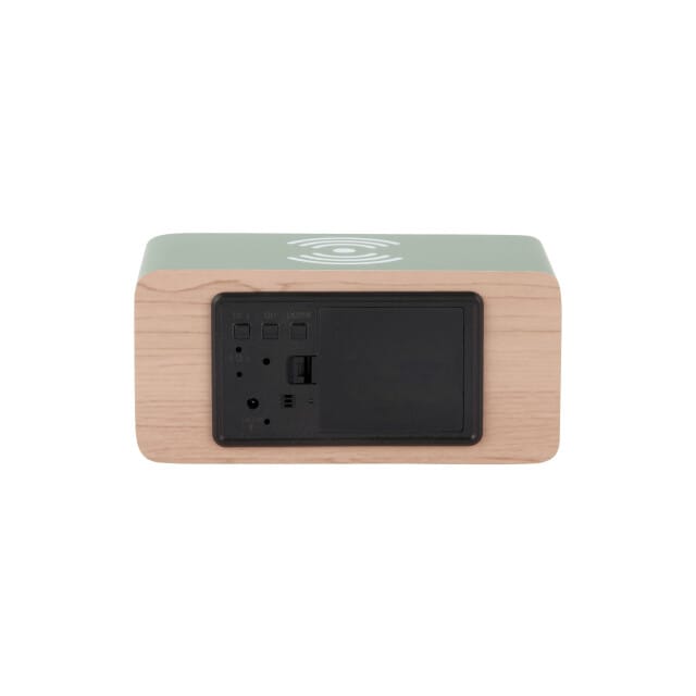 Karlsson wekker block w. phone charger led - 7,4x15x7,1 cm