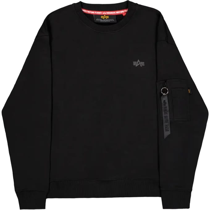 Sweatshirt Alpha Industries Dye To MatchMid Logo
