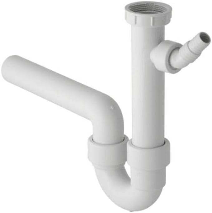 Tafelafvoer G1 1/2 x 40 mm Wit - Geschikt voor Wastafels