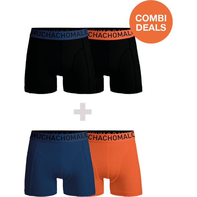 Muchachomalo Heren Boxershorts - 2+2 Pack - Mannen Onderbroeken