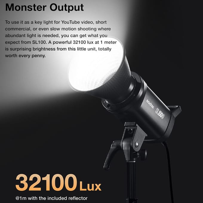 Compact LED Videolamp Fotografie Invullicht 100W 5600K Ingebouwde 8 FX Lichteffecten CRI96+ US Plug