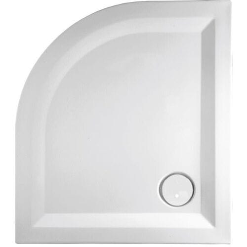 Mauersberger quadrant shower tray Albis 90.0 x 80.0 x 2.5 cm super flat left