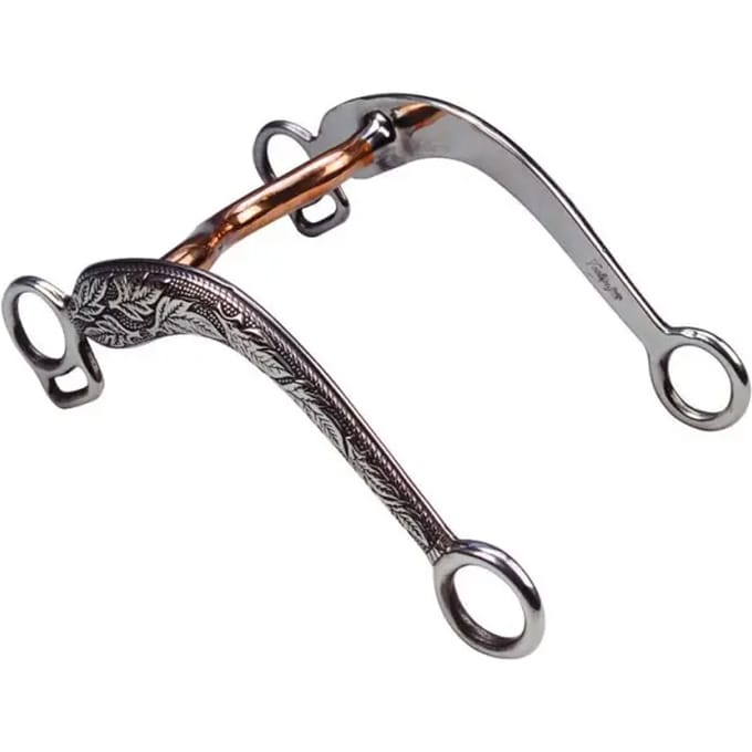Bit voor paarden met ovale schachten Feeling