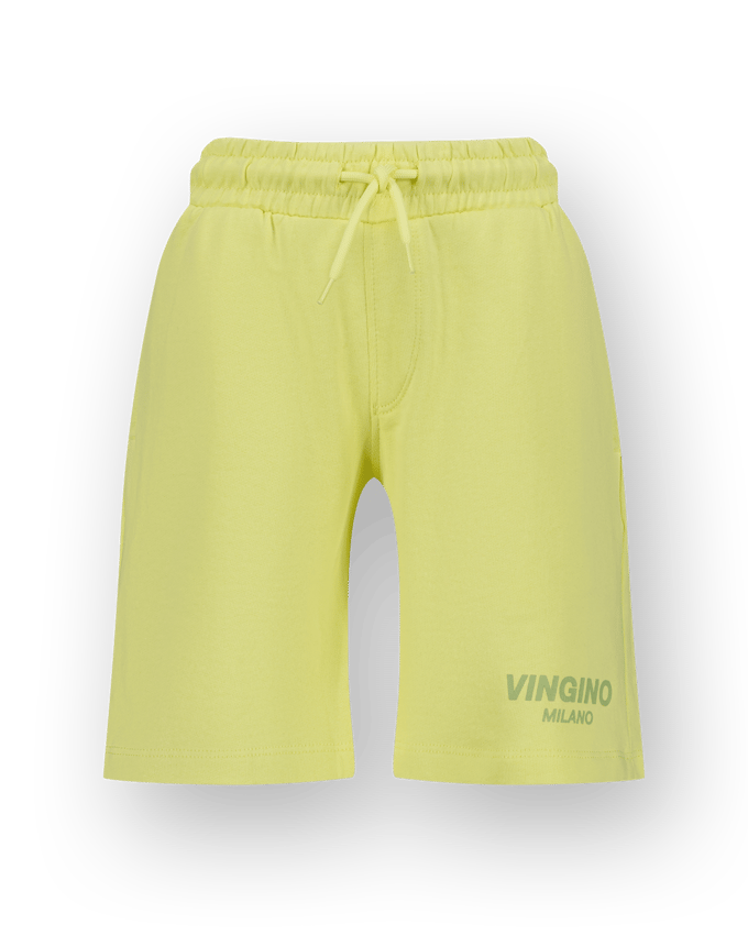 Vingino Boys Basic-short Short Pale Lime Yellow Taglia: 2 | Pantaloni Outlet | kids | Verde