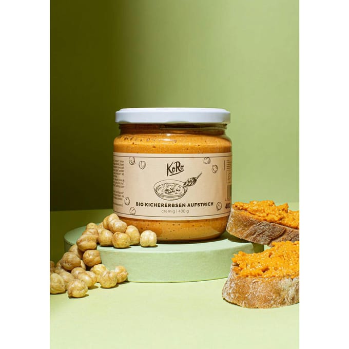 Bio kikkererwtenspread 380 g