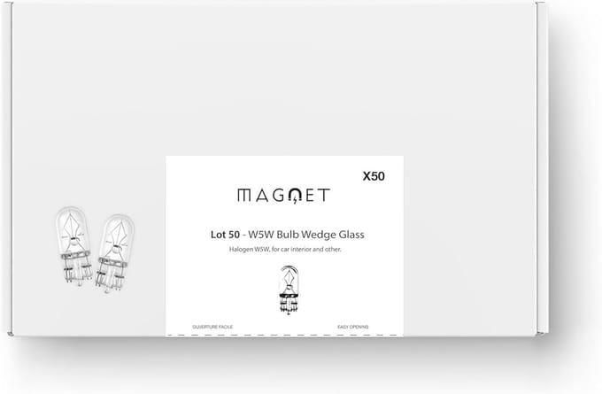 50x Stadslicht en Interieur Lampen W5W T10 12V 5W E11 Goedgekeurd