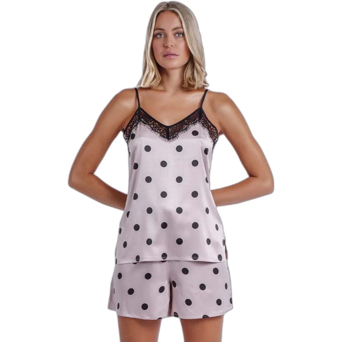 Elegante stippenpyjama met schouderbandjes voor dames Admas Classic