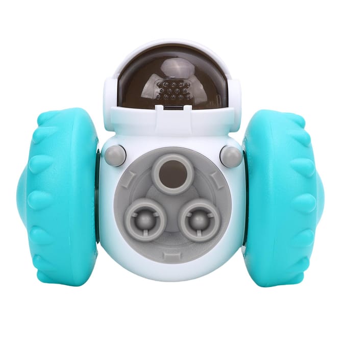 Jouet Distributeur de Friandises Interactif pour Chien Jouet Interactif pour Chat Distributeur de Nourriture Forme de Robot Balançant pour